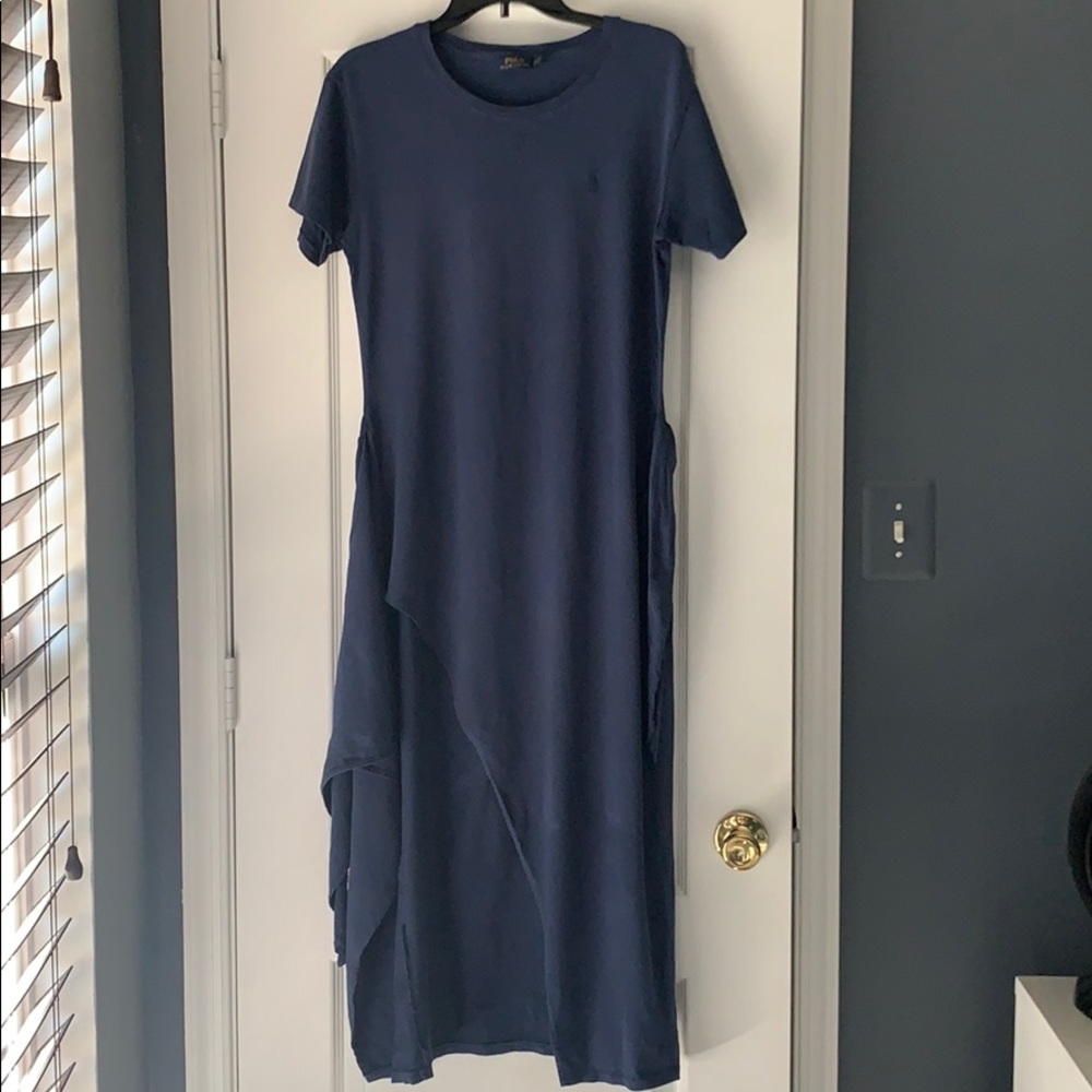 Long Polo Wrap Dress